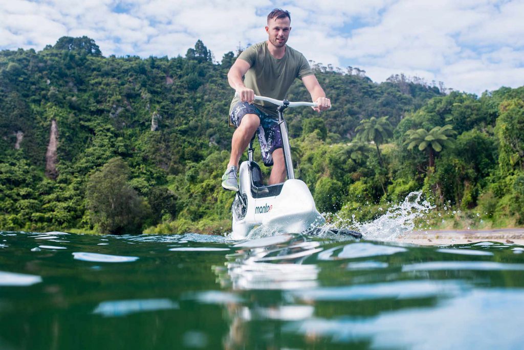 Un vélo électrique… flottant