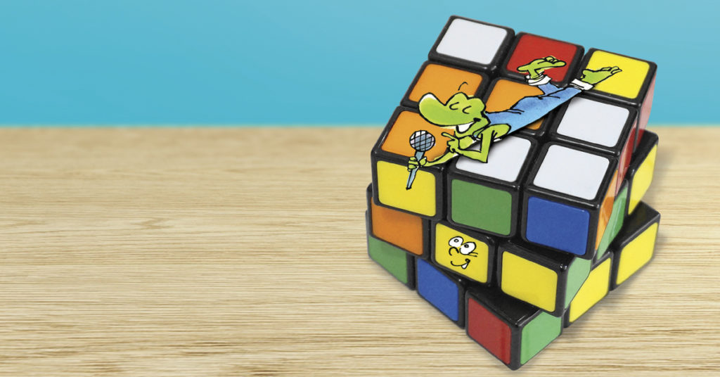 Entrevue impossible avec… un CUBE RUBIK!