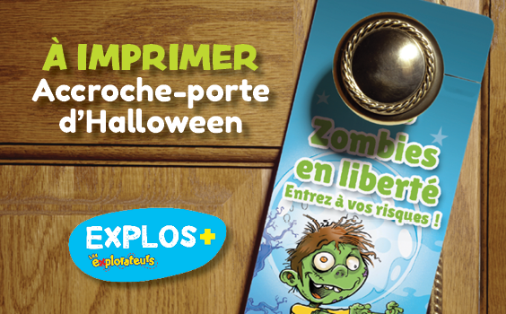 Accroche-porte d’Halloween Explos+