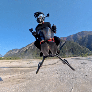 La moto volante!